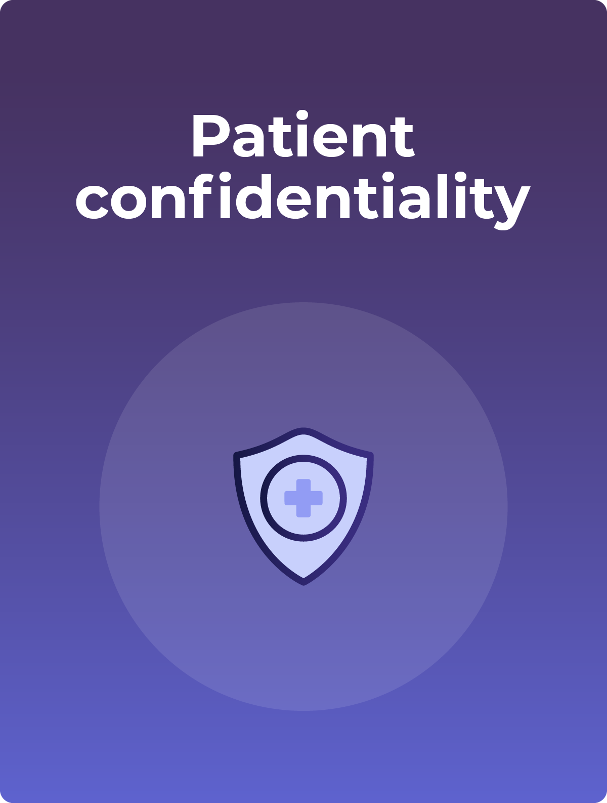 Patient confidentiality